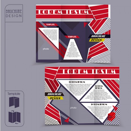 《運動類文宣設計》三折頁