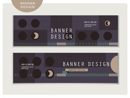 《極簡類視覺設計》/ 橫幅Banner