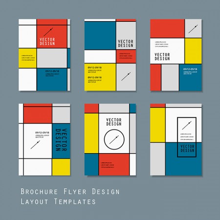 《蒙德里安類視覺設計》/ 海報