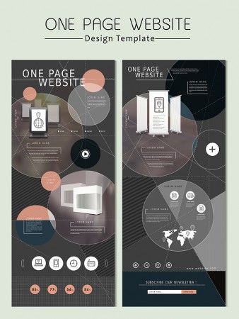 《時尚感》/ 單頁式網頁