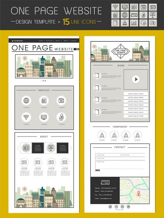 《簡化感》/ 單頁式網頁