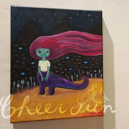 《 青 春 》/ 壓克力顏料